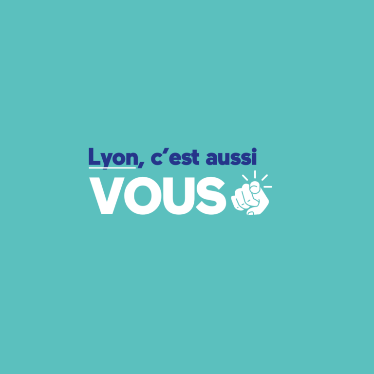 Logo Lyon, c'est aussi vous - Fond vert